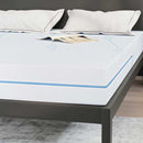 vidaXL Matrac Fehér 140 x 190 cm Jacquard szövet