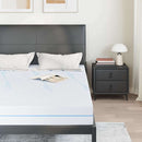 vidaXL Matrac Fehér 140 x 190 cm Jacquard szövet