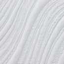 vidaXL Matrac Fehér és Szürke 120 x 200 cm Memóriahab