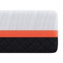 vidaXL Matrac Fehér és Szürke 120 x 200 cm Memóriahab