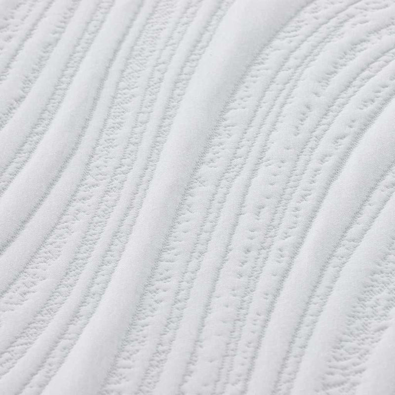 vidaXL Matrac Fehér és Szürke 140 x 200 cm Memóriahab