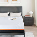 vidaXL Matrac Fehér és Szürke 160 x 200 cm Memóriahab