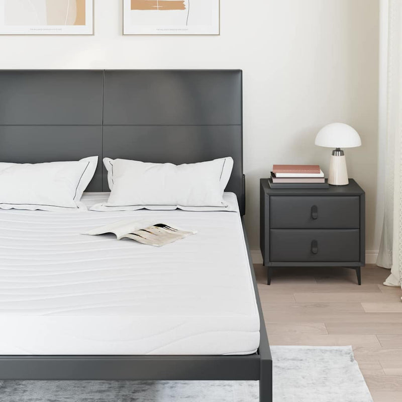 vidaXL Matrac Fehér 140 x 190 cm Gél Memóriahab