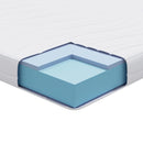 vidaXL Matrac Fehér 140 x 200 cm Gél Memóriahab