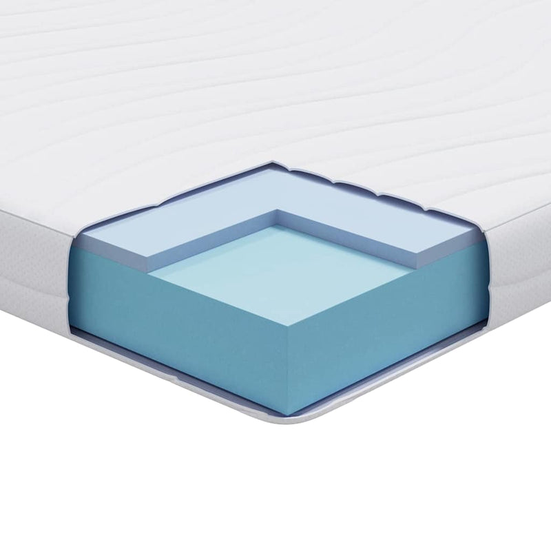 vidaXL Matrac Fehér 140 x 200 cm Gél Memóriahab