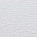 vidaXL Matrac Fehér és Szürke 120 x 200 cm Memóriahab