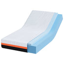 vidaXL Matrac Fehér és Szürke 80 x 160 cm Gél Memóriahab