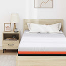 vidaXL Matrac Fehér és Szürke 120 x 200 cm Gél Memóriahab