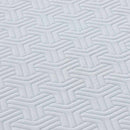 vidaXL Matrac Fehér és Szürke 80 x 160 cm Jacquard szövet