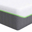 vidaXL Matrac Fehér és Szürke 80 x 160 cm Jacquard szövet