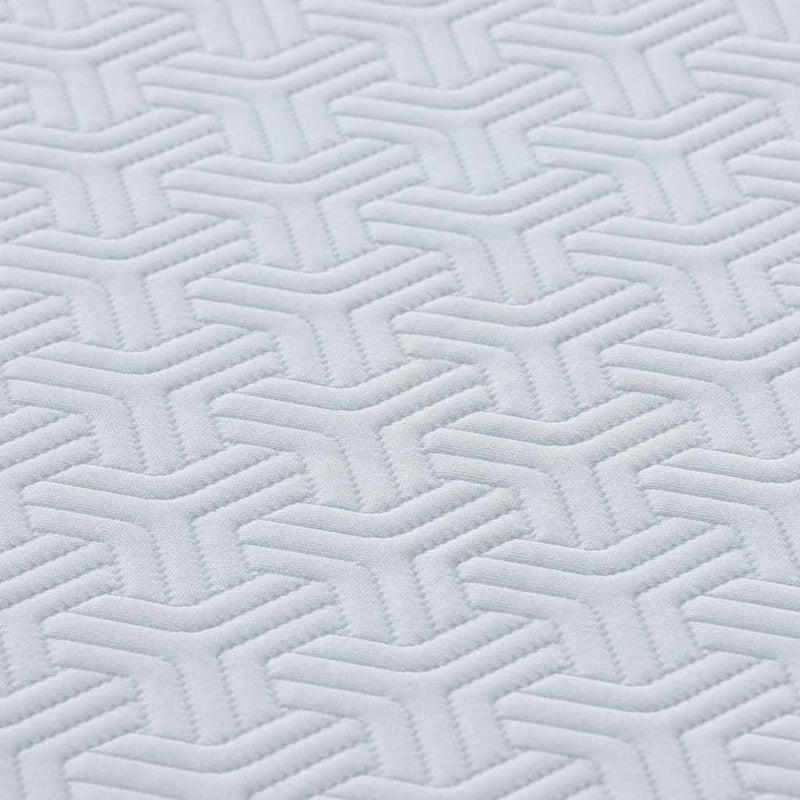 vidaXL Matrac Fehér és Szürke 90 x 200 cm Zsebmátrac