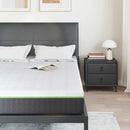 vidaXL Matrac Fehér és Szürke 140 x 200 cm Zsebmátrac