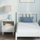 vidaXL Matrac kókuszréteggel Fehér 120 x 60 cm PU hab