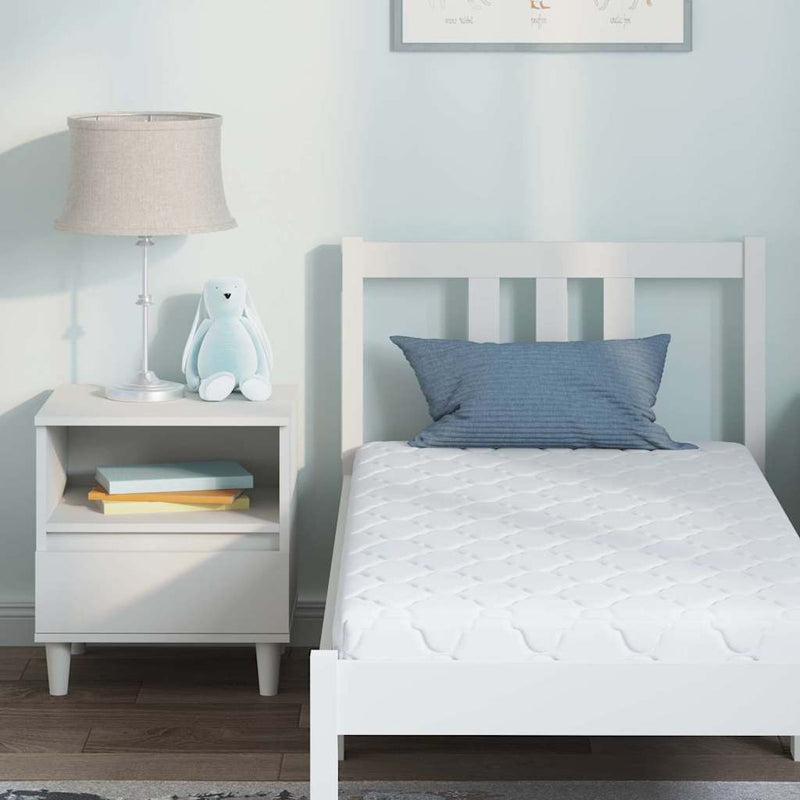 vidaXL Matrac kókuszréteggel Fehér 120 x 60 cm PU hab