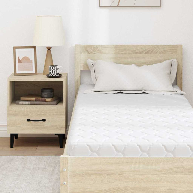 vidaXL Matrac kókuszréteggel Fehér 200 x 80 cm PU hab