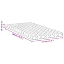 vidaXL Matrac kókuszréteggel Fehér 200 x 120 cm PU hab