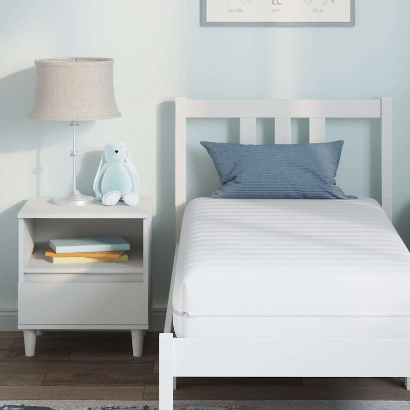 vidaXL Matrac kókuszréteggel Fehér 60 x 120 cm Zsebmátrac