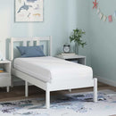 vidaXL Matrac Fehér 70 x 140 cm Zsebmátrac
