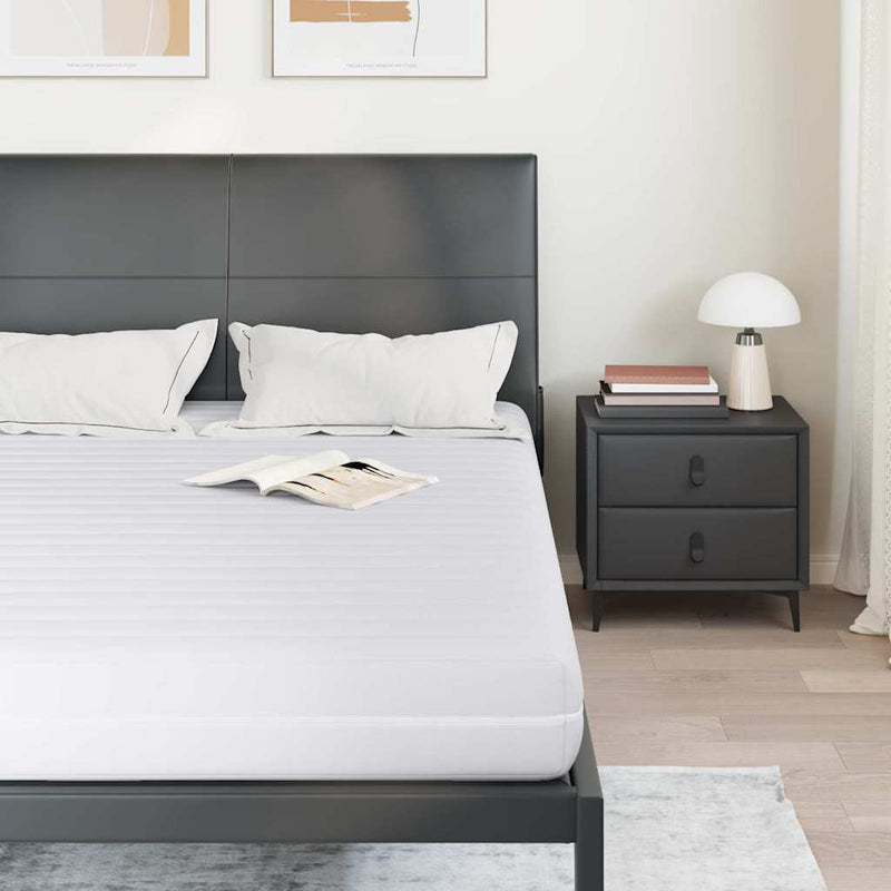 vidaXL Matrac kókuszréteggel Fehér 140 x 190 cm Zsebmátrac