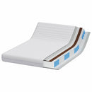 vidaXL Matrac kókuszréteggel Fehér 140 x 190 cm Zsebmátrac