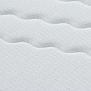 vidaXL Matrac 2 pcs Fehér és Szürke 70 x 200 cm Bonell Rugó