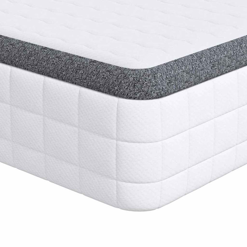 vidaXL Matrac 2 pcs Fehér és Szürke 80 x 200 cm Bonell Rugó