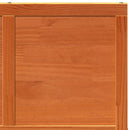 vidaXL Istállóajtó Viaszbarna 80 x 208 cm Tömör Fenyőfa