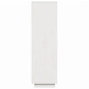 vidaXL fehér tömör fenyőfa magasszekrény 89x34x116,5 cm