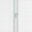 vidaXL Madár kalitka Antracit 422 x 103 x 142 cm Horganyzott acél