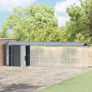 vidaXL Madár kalitka Antracit 860 x 208 x 247 cm Horganyzott acél