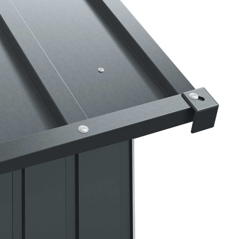 vidaXL Madár kalitka Antracit 215 x 310 x 247 cm Horganyzott acél