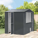 vidaXL Madár kalitka Antracit 215 x 310 x 247 cm Horganyzott acél