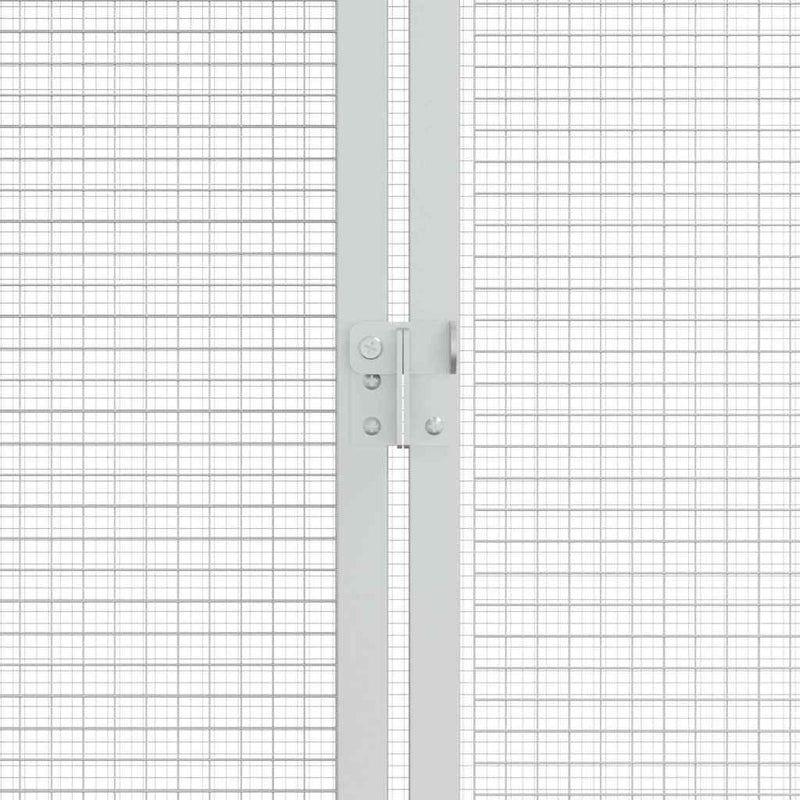 vidaXL Madár kalitka Antracit 227 x 310 x 247 cm Horganyzott acél