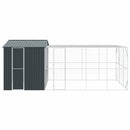 vidaXL Madár kalitka Antracit 635 x 304 x 247 cm Horganyzott acél