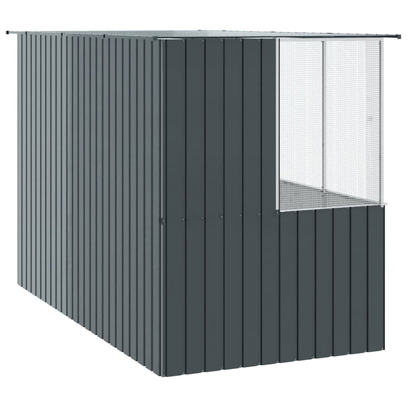 vidaXL Madár kalitka Antracit 315 x 167 x 200 cm Horganyzott acél