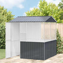 vidaXL Madár kalitka Antracit 215 x 209 x 230 cm Horganyzott acél