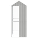 vidaXL Madár kalitka Szürke 215 x 110 x 247 cm Horganyzott acél