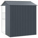 vidaXL Madár kalitka Antracit 215 x 210 x 247 cm Horganyzott acél