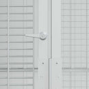 vidaXL Madár kalitka Antracit 215 x 310 x 247 cm Horganyzott acél