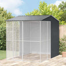 vidaXL Madár kalitka Antracit 215 x 310 x 247 cm Horganyzott acél