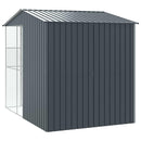 vidaXL Madár kalitka Antracit 215 x 310 x 247 cm Horganyzott acél