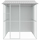 vidaXL Madár kalitka Szürke 215 x 310 x 247 cm Horganyzott acél