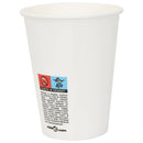 vidaXL 1000 db papír kávéscsészék fedővel 12oz 300ml