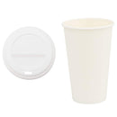 vidaXL 1000 db papír kávéscsészék fedővel 16oz 400ml