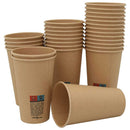 vidaXL 1000 db papír kávéscsészék fedővel 16oz 400ml