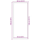 vidaXL lábtörlő antracit 60x150 cm