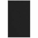 vidaXL lábtörlő fekete 90x150 cm