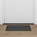 vidaXL Ajtószőnyeg Fekete és Szürke 40 x 60 cm Polipropilén és PVC