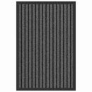 vidaXL Ajtószőnyeg Fekete 40 x 60 cm Polipropilén