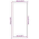 vidaXL Ajtószőnyeg Fekete 60 x 150 cm Polipropilén